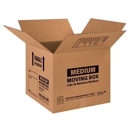 Printed Moving Box,18x18x16 in
