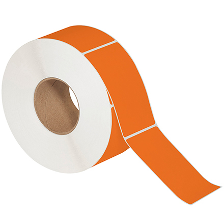 3 x 5" Orange Direct Thermal Labels