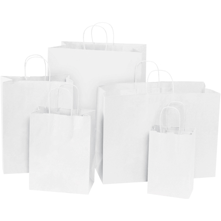 White Paper Shopping Bags